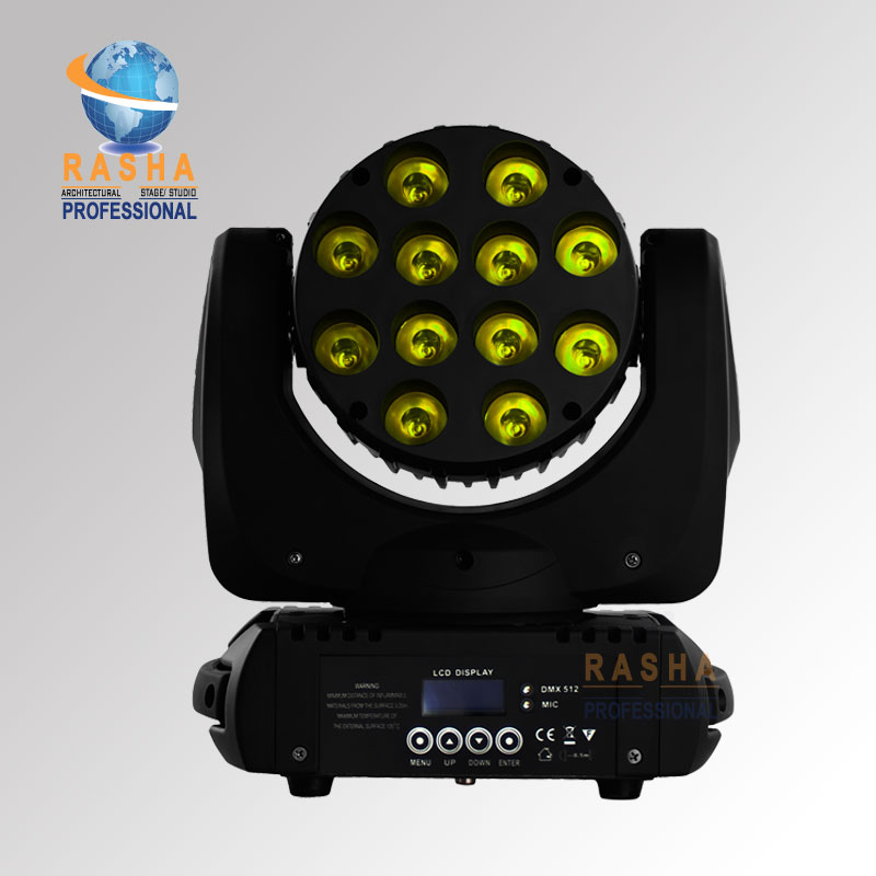 Testa mobile 12x10W RGBW